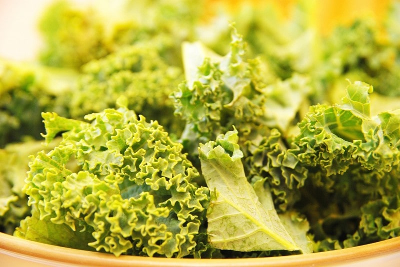 kale in a bowl