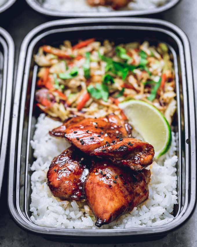 Easy Honey Garlic Chicken Meal Prep