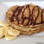 5-Minutes Banana & Egg Pancakes With Homemade Chocolate Syrup - 1