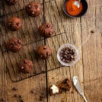 Chocolate Chilli Muffins. An INTENSE double chocolate taste with a little kick. No sugar, paleo, vegan, gluten-free!