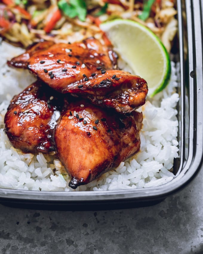 Easy Honey Garlic Chicken Meal Prep